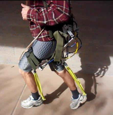 Pneumatic leg assistance